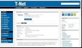 
							         InTime Profile on T-Net - BC Technology								  
							    