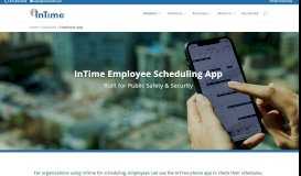 
							         InTime Scheduling App | Put the Schedule in Your Employee's Pockets								  
							    