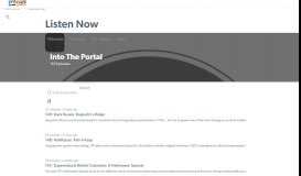 
							         Into The Portal | Listen via Stitcher for Podcasts								  
							    