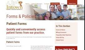 
							         Intown Pediatrics Forms & Policies | Atlanta GA								  
							    
