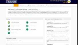 
							         INTR | Indonesia National Trade Repository - INSW								  
							    