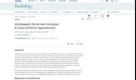 
							         Intrahepatic Portal Vein Occlusion - RSNA Publications Online								  
							    
