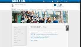 
							         Intranet, BSCW & Relax - ESB Business School								  
							    