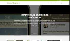 
							         Intranet Design, Intranet News, Intranet Best Practices | IntranetBlog ...								  
							    