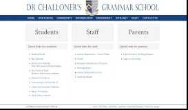 
							         Intranet - Dr Challoner's Grammar School								  
							    