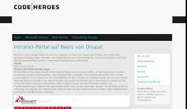 
							         Intranet-Portal auf Basis von Drupal | Codeheroes GmbH								  
							    