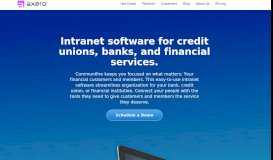 
							         Intranet Software for Credit Unions, Banks and Financial Institutions								  
							    