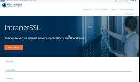 
							         Intranet SSL- Internal Server Names - GlobalSign								  
							    