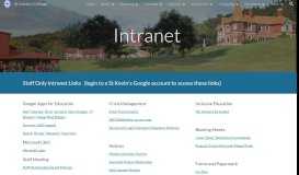 
							         Intranet - St Kevin's College								  
							    
