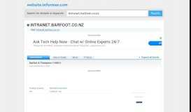 
							         intranet.barfoot.co.nz at WI. Barfoot & Thompson 248442								  
							    