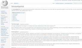 
							         Intranetportal – Wikipedia								  
							    