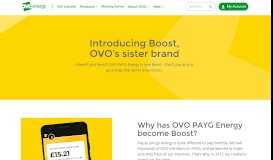 
							         Introducing Boost | OVO Energy PAYG becomes Boost								  
							    