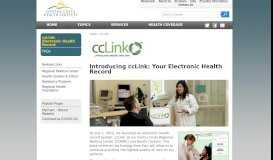 
							         Introducing ccLink: Your Electronic Health Record :: Contra Costa ...								  
							    