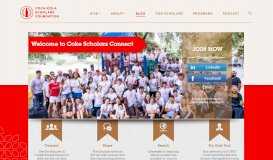 
							         Introducing: Coke Scholars Connect! - Coca-Cola Scholars Foundation								  
							    