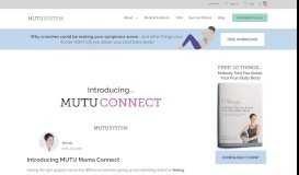 
							         Introducing MUTU Mama Connect | MUTU System								  
							    