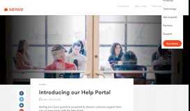 
							         Introducing our Customer Support Portal - Sense Blog								  
							    