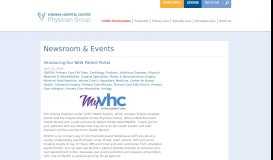 
							         Introducing Our NEW Patient Portal – News & Events – VHC Physician ...								  
							    