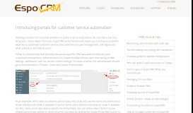 
							         Introducing portals for customer service automation | EspoCRM | Open ...								  
							    