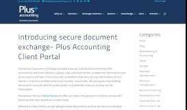 
							         Introducing secure document exchange- Plus Accounting Client Portal ...								  
							    