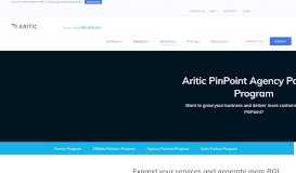 
							         Introducing the Agency Partner Program - Aritic PinPoint								  
							    