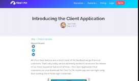 
							         Introducing the Client Application | Time To Pet								  
							    