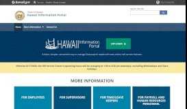 
							         Introducing the Hawaii Informational Portal for Payroll - Hawaii.gov								  
							    