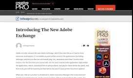 
							         Introducing The New Adobe Exchange - InDesignSecrets.com ...								  
							    