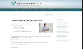 
							         Introducing the RVP Patient Portal - Rogue Valley Physicians								  
							    