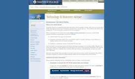 
							         Introducing the Smith Portal | TARA - Smith College								  
							    