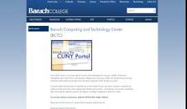 
							         Introduction to the CUNY Portal - Baruch College								  
							    