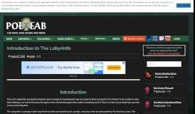 
							         Introduction to The Labyrinth – POELab								  
							    