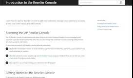 
							         Introduction to the Reseller Console - Adobe Help Center								  
							    