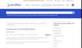 
							         Introduction to the Star2Star Portal | Star2Star Communications ...								  
							    