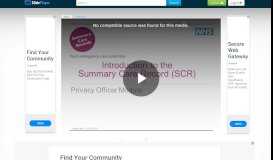 
							         Introduction to the Summary Care Record (SCR) - ppt video online ...								  
							    