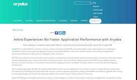 
							         Inttra Experiences 16x Faster Application Performance with Aryaka ...								  
							    