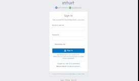 
							         Intuit Accounts - Sign In - Accountants								  
							    