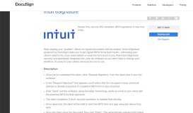 
							         Intuit eSignature | DocuSign								  
							    