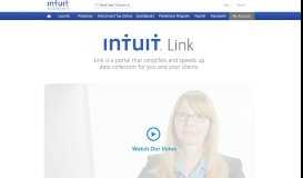 
							         INTUIT LINK - Take the time and hassle out of data collection.								  
							    