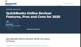 
							         Intuit QuickBooks Online Reviews for 2019 | Fundera								  
							    
