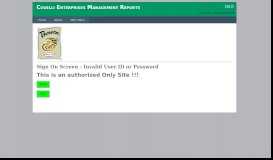 
							         Invalid User ID or Password - Covelli Enterprises ...								  
							    