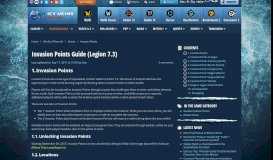 
							         Invasion Points Guide (Legion 7.3) - World of Warcraft - Icy Veins								  
							    