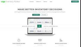 
							         Inventory Advisor | Make Better Inventory Decisions								  
							    
