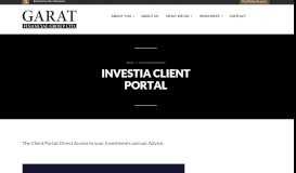 
							         Investia Client Portal | Garat Financial Group Ltd.								  
							    