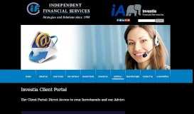 
							         Investia Client Portal | Independent Financial Services								  
							    