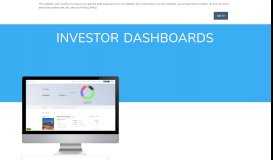 
							         Investor Dashboards - Investor Management Services								  
							    