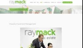 
							         Investor Information | Ray Mack Real Estate								  
							    