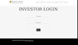 
							         Investor Login - Private Equity Tampa FL - skywaycapital								  
							    