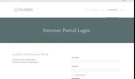 
							         Investor Portal Login | GuardianFund								  
							    