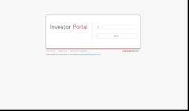 
							         Investor Portal								  
							    