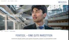 
							         Investor Relations - Feintool								  
							    